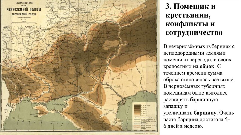 3. Помещик и крестьянин, конфликты и сотрудничество