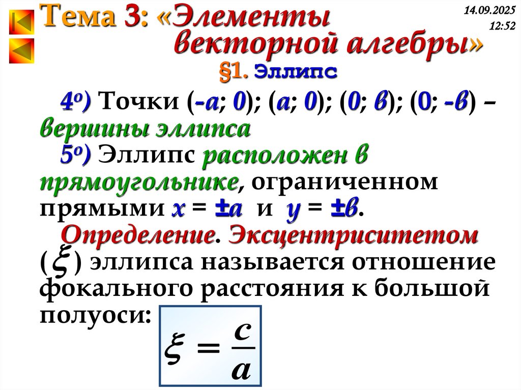 §1. Эллипс