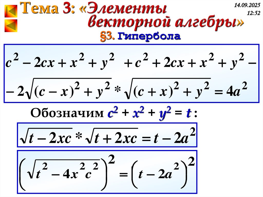 §3. Гипербола