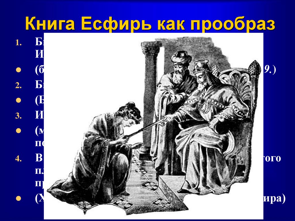 Книга Есфирь как прообраз