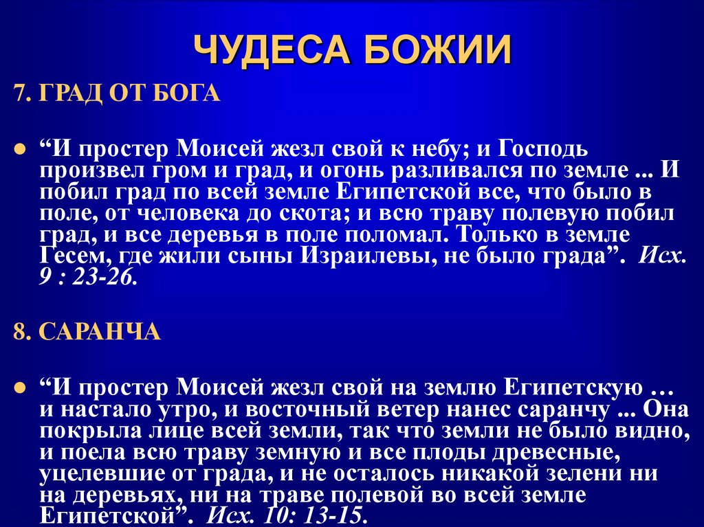 ЧУДЕСА БОЖИИ