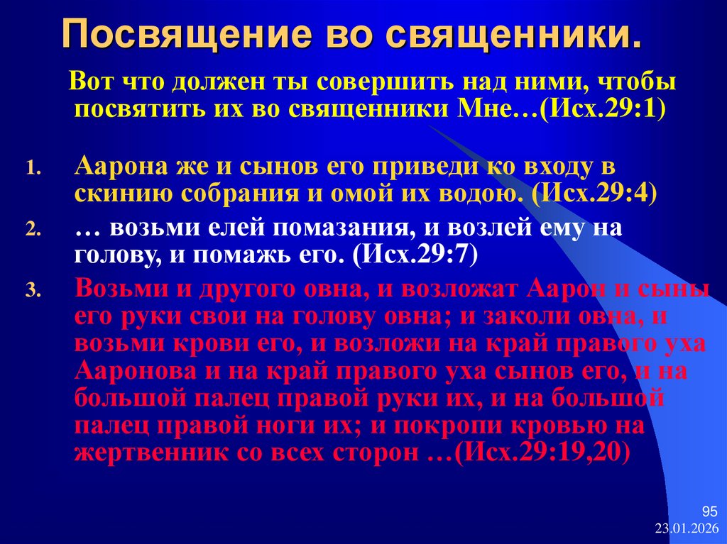 Посвящение во священники.