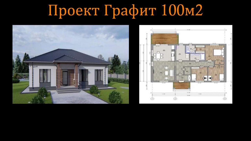 Проект Графит 100м2