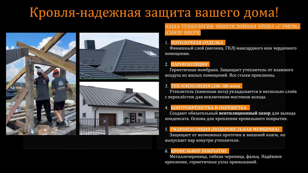 Кровля-надежная защита вашего дома!