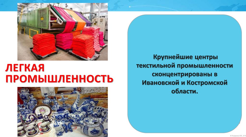 Легкая промышленность