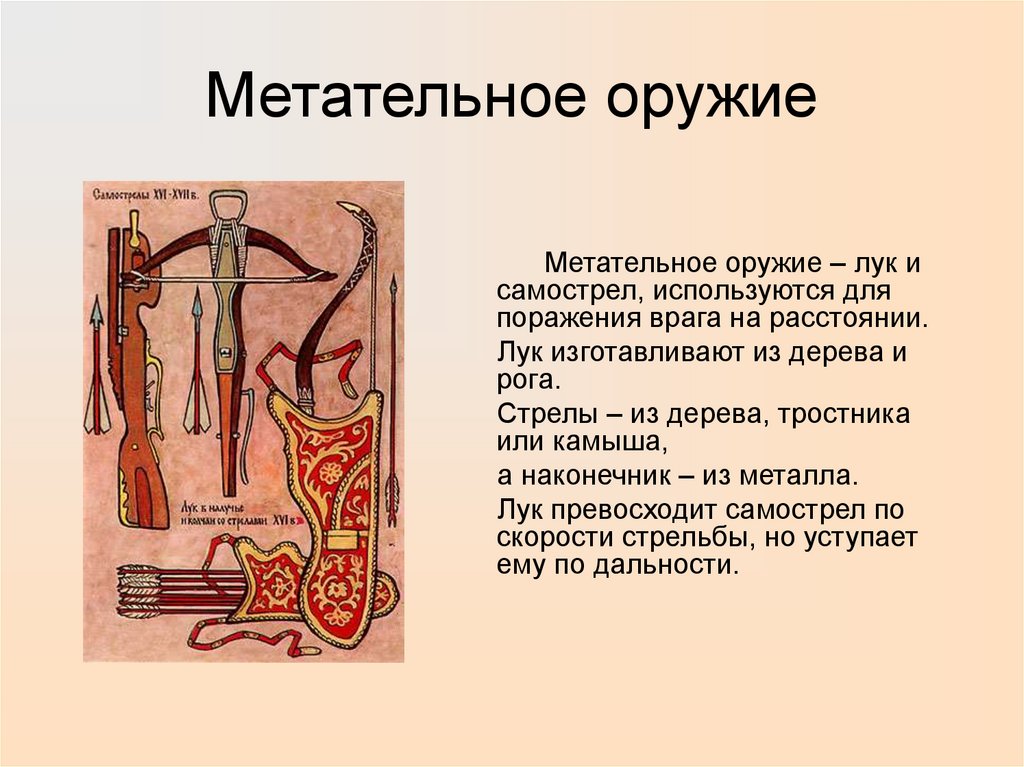 Метательное оружие