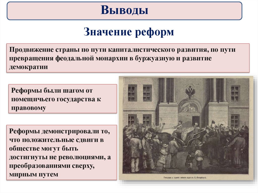 Значение реформ