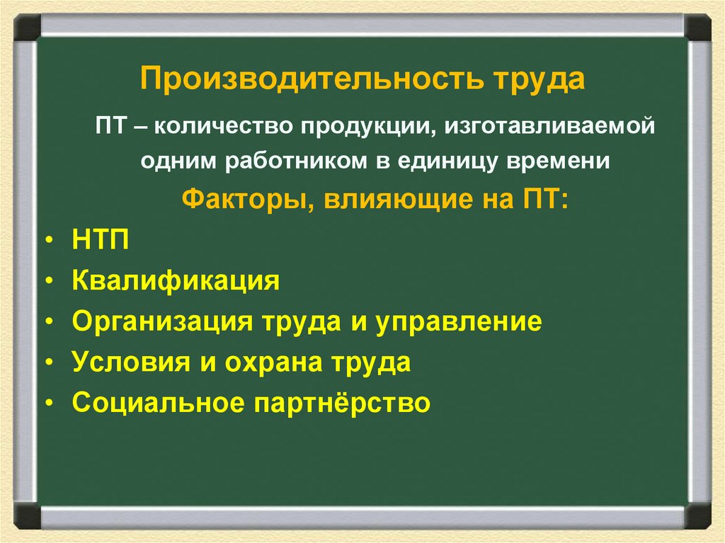 Производительность труда