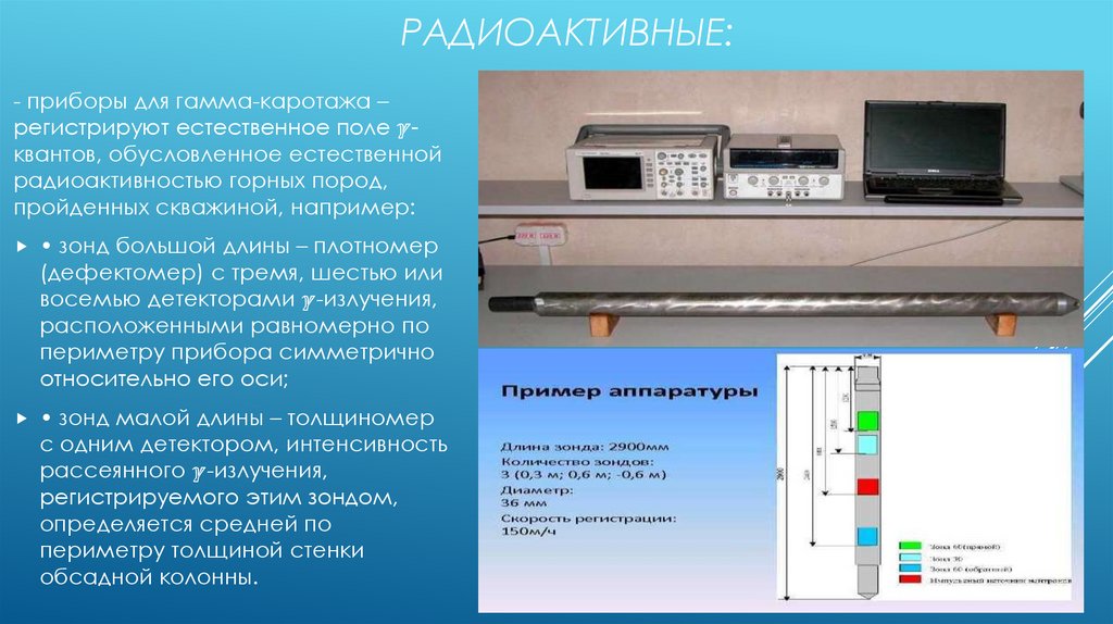 Радиоактивные: