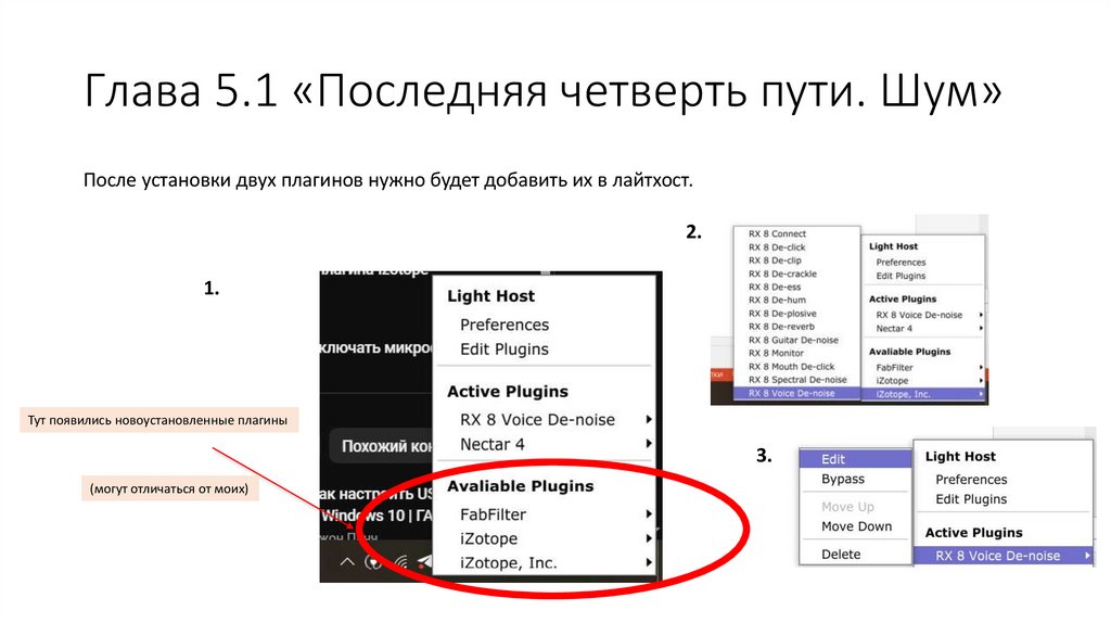Глава 5.1 «Последняя четверть пути. Шум»
