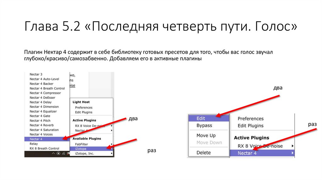 Глава 5.2 «Последняя четверть пути. Голос»