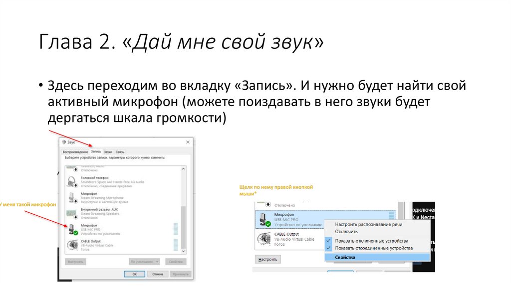 Глава 2. «Дай мне свой звук»