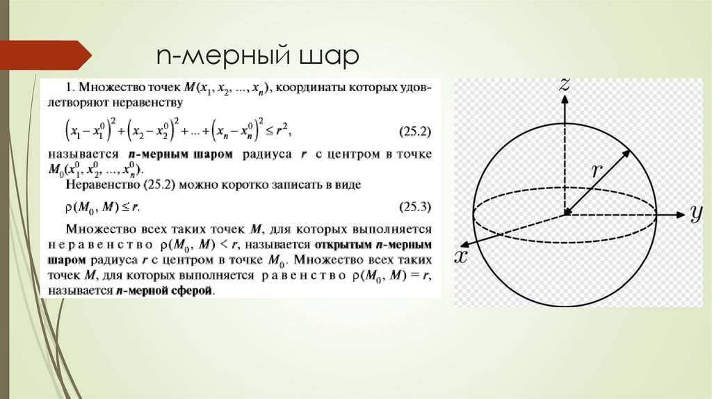 n-мерный шар