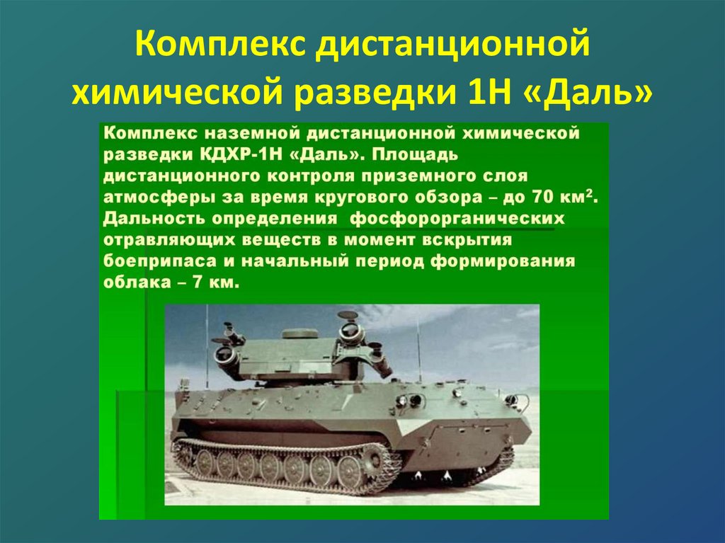 Комплекс дистанционной химической разведки 1Н «Даль»