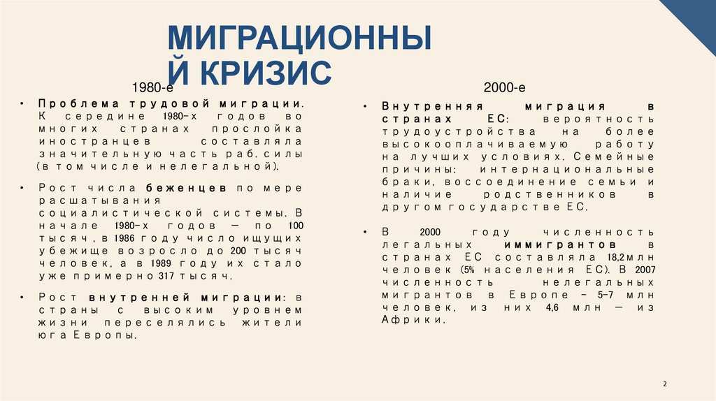 Миграционный кризис