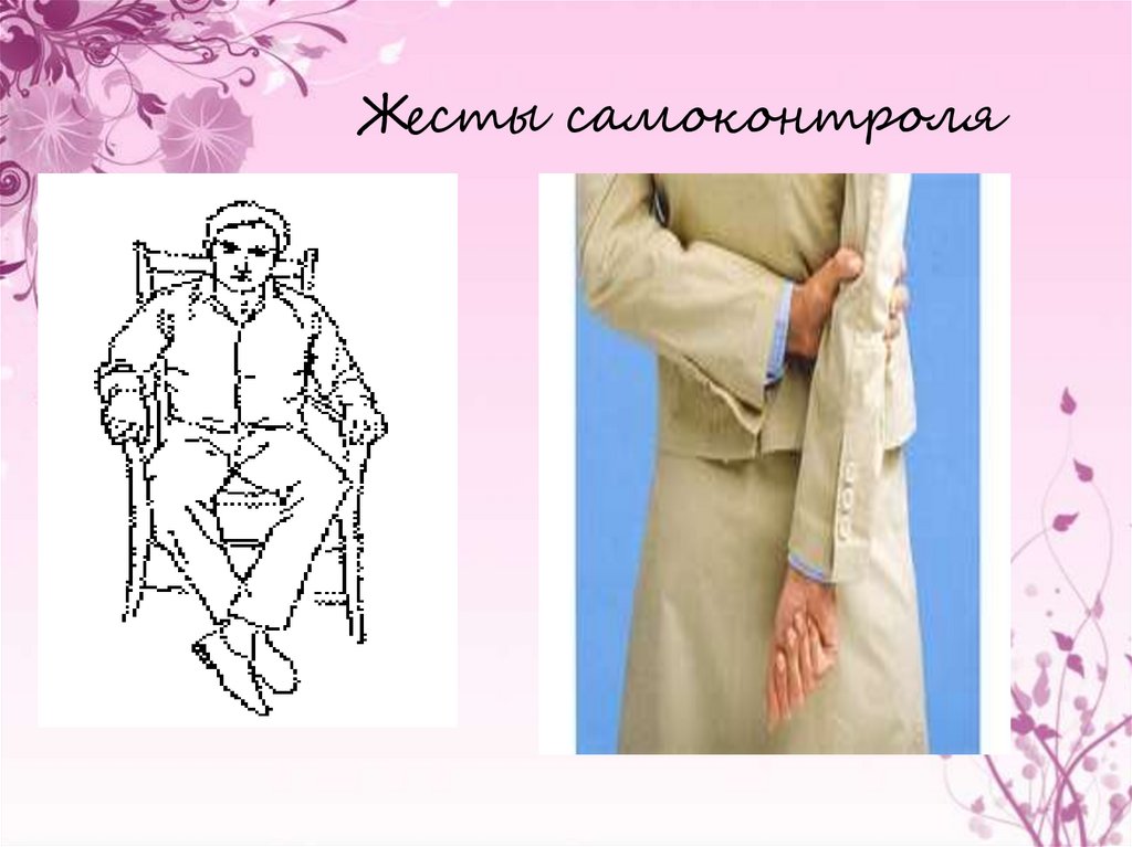 Жесты самоконтроля