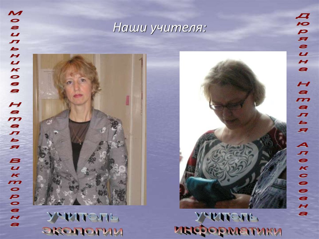 Наши учителя: