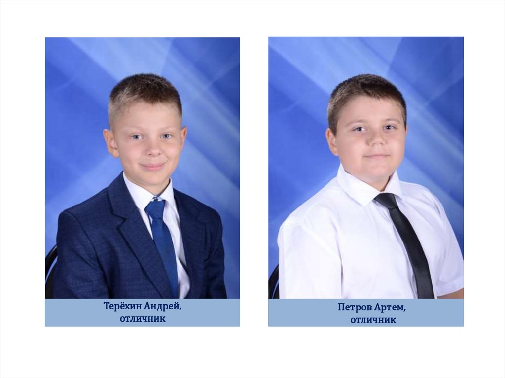 Петров Артем, отличник