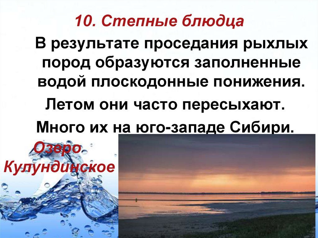 10. Степные блюдца