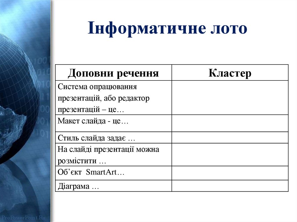 Інформатичне лото