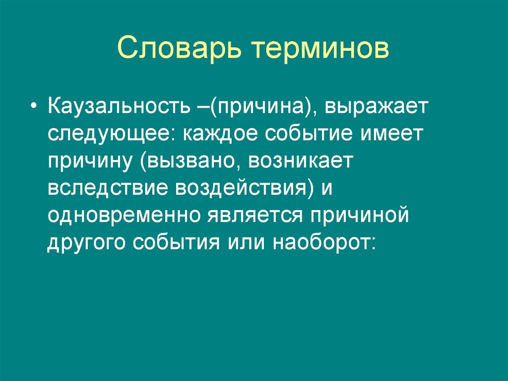 Словарь терминов