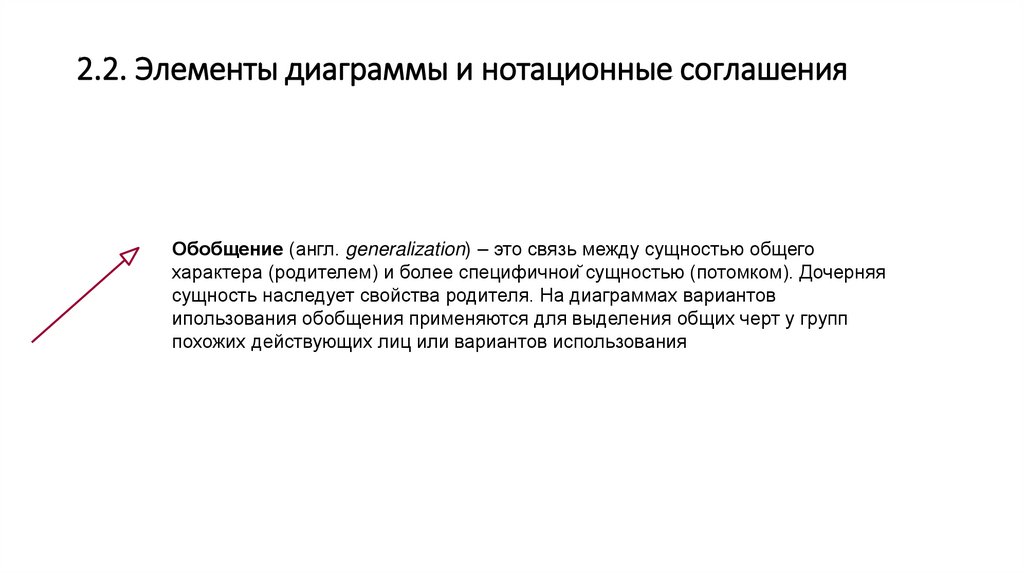 2.2. Элементы диаграммы и нотационные соглашения