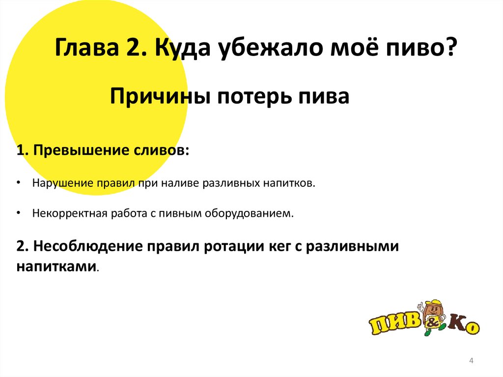 Глава 2. Куда убежало моё пиво?