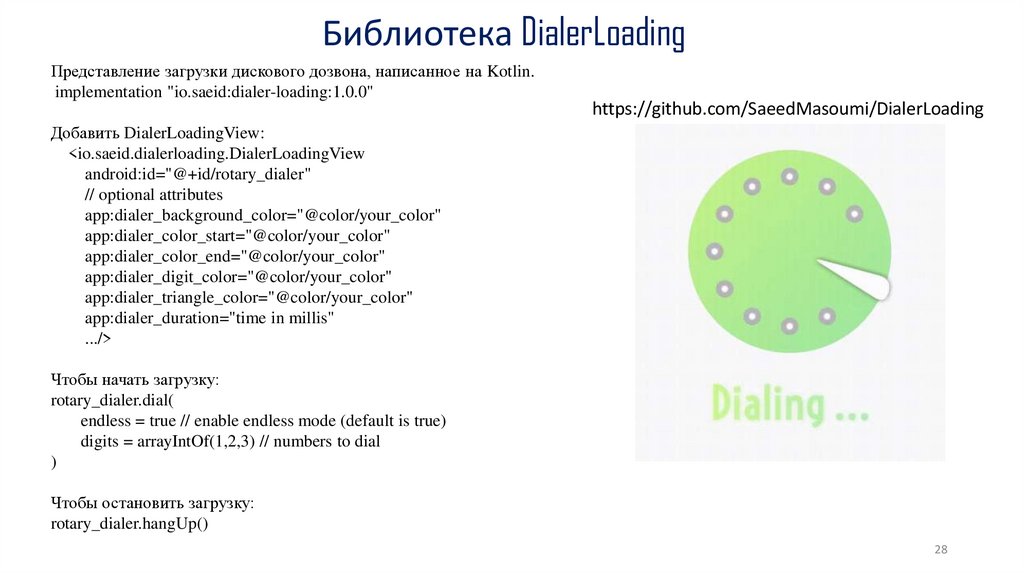 Библиотека DialerLoading