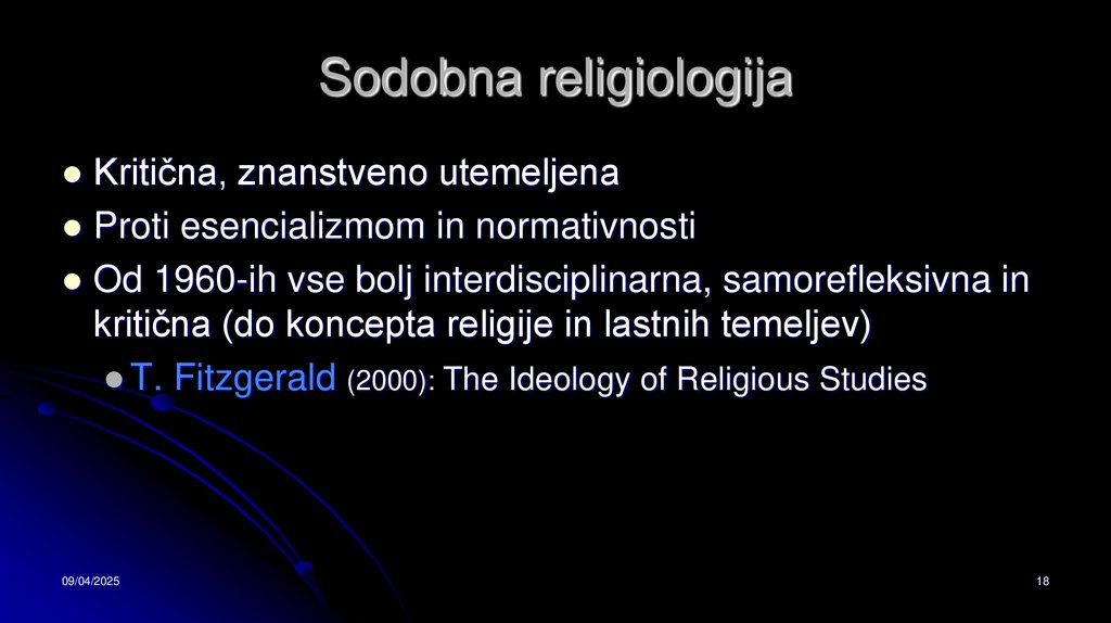 Sodobna religiologija