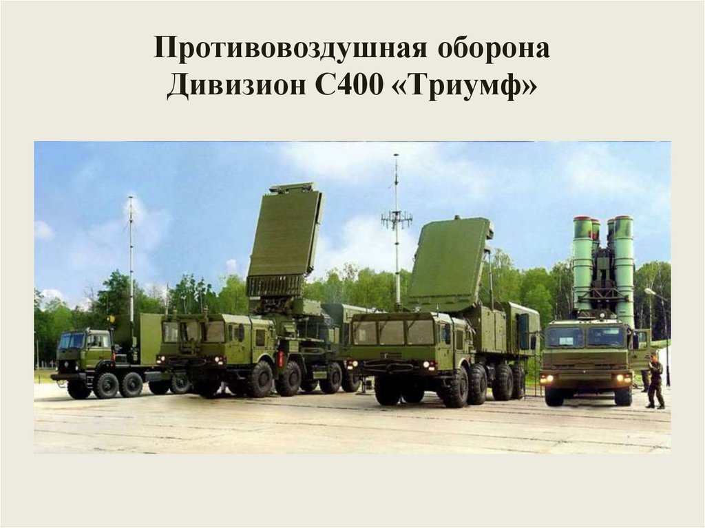 Противовоздушная оборона Дивизион С400 «Триумф»
