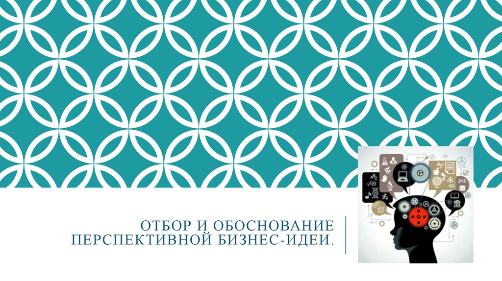 Отбор и обоснование перспективной бизнес-идеи.