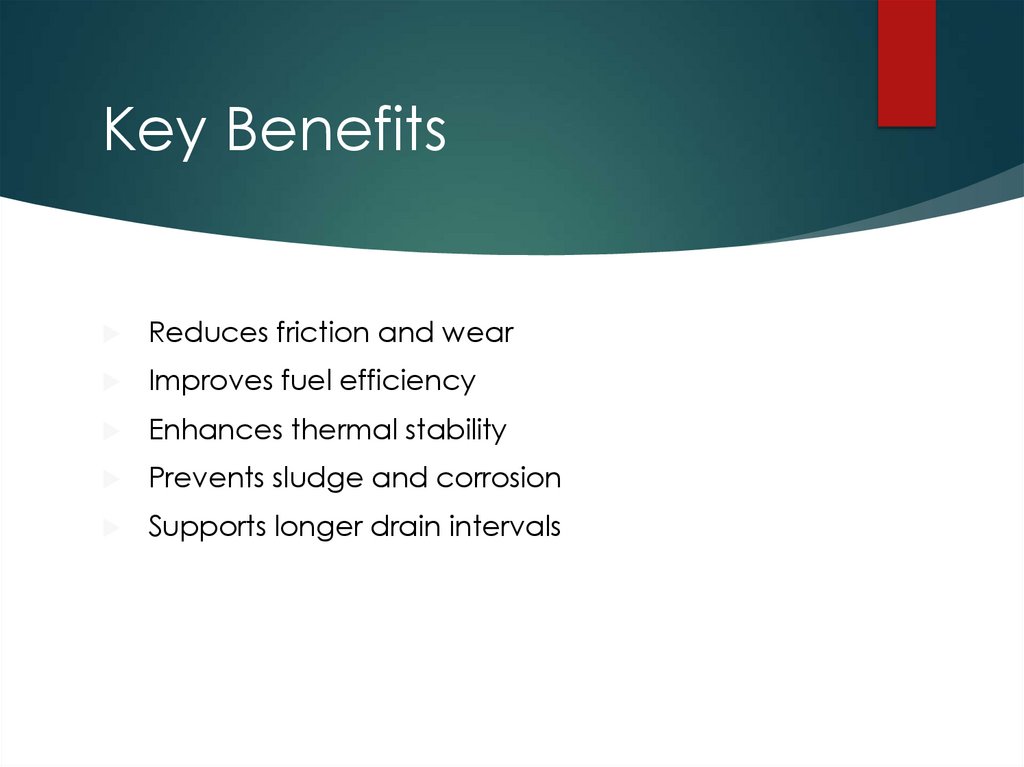 Key Benefits
