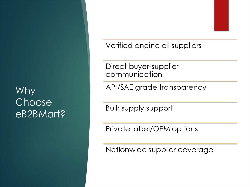 Why Choose eB2BMart?