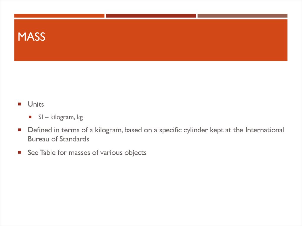 Mass