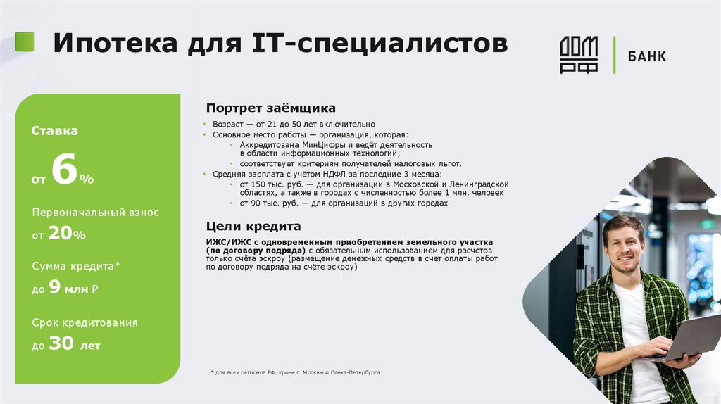 Ипотека для IT-специалистов