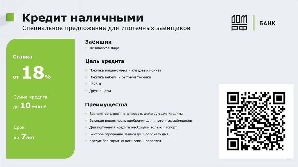 Кредит наличными