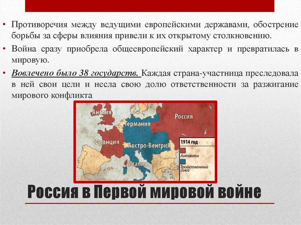 Россия в Первой мировой войне