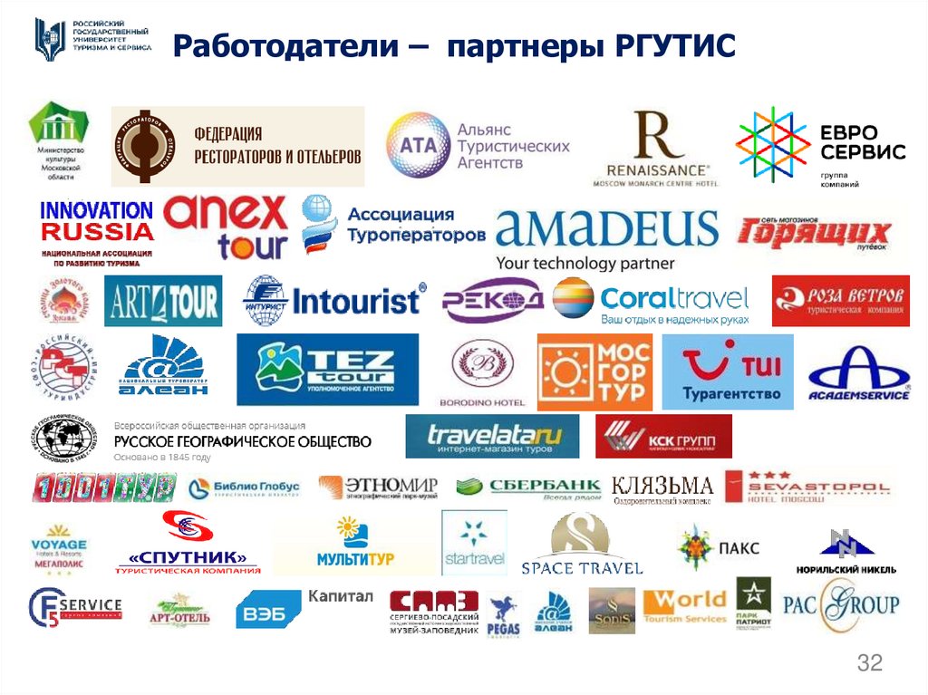 Работодатели – партнеры РГУТИС