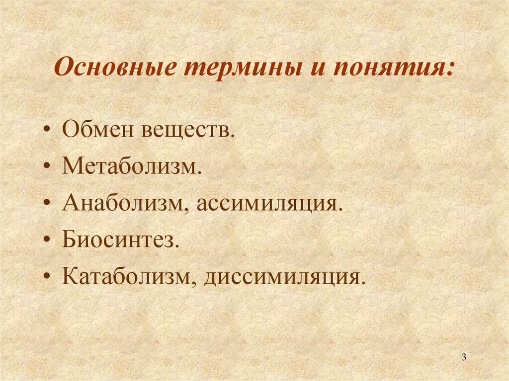 Основные термины и понятия: