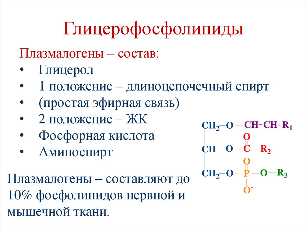 Глицерофосфолипиды