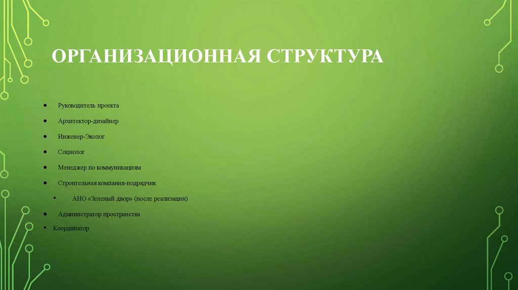 Организационная структура