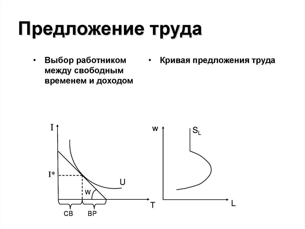 Предложение труда