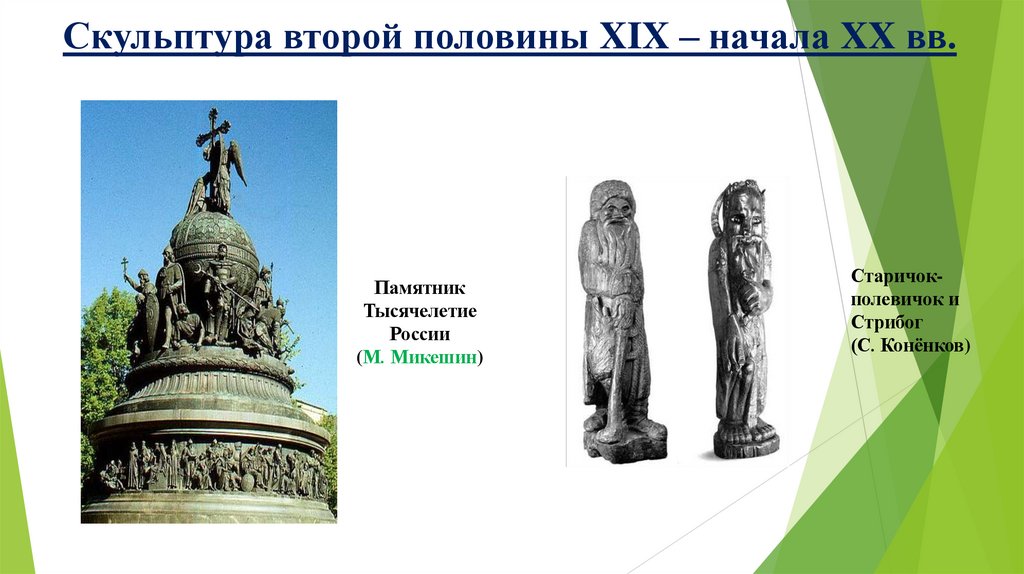 Скульптура второй половины XIX – начала XX вв.