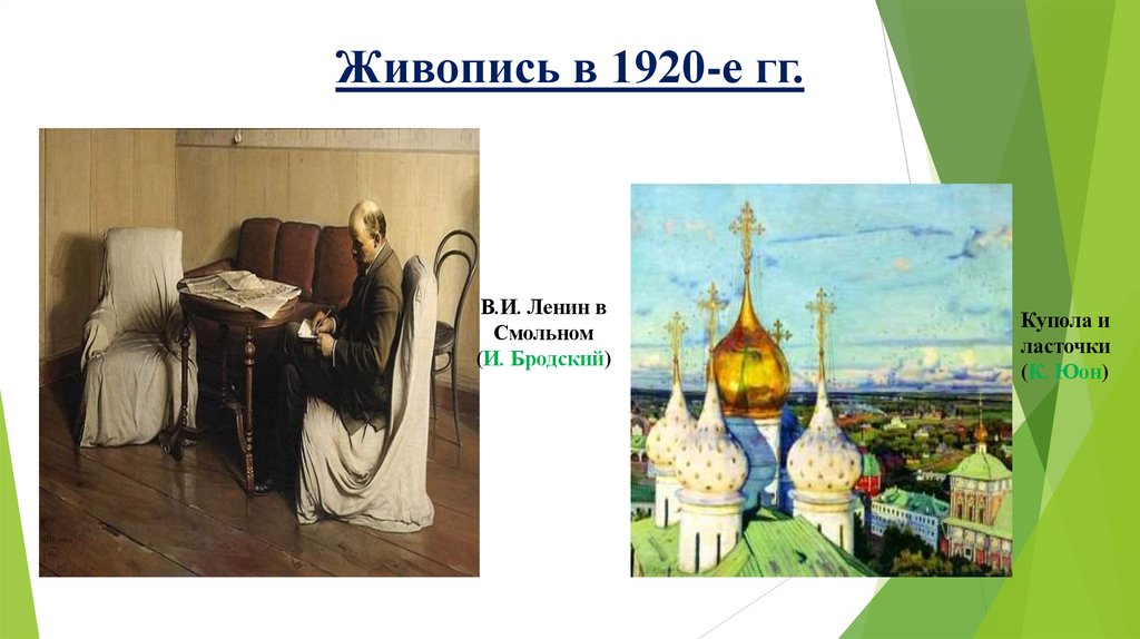 Живопись в 1920-е гг.