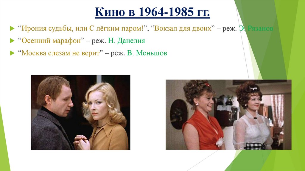Кино в 1964-1985 гг.