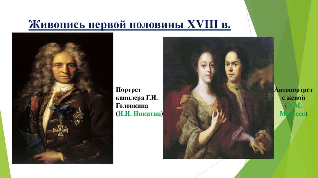 Живопись первой половины XVIII в.