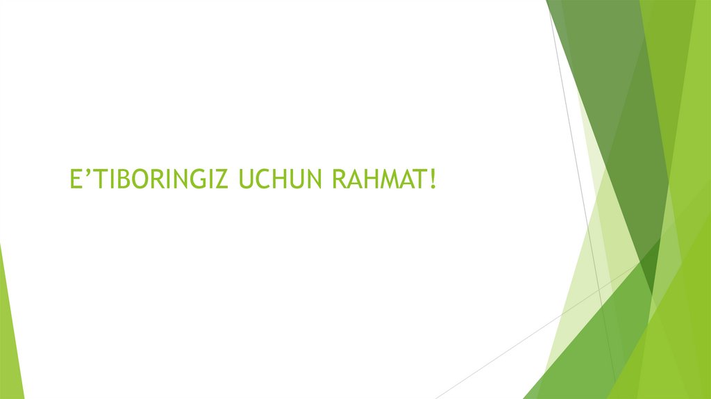E’TIBORINGIZ UCHUN RAHMAT!