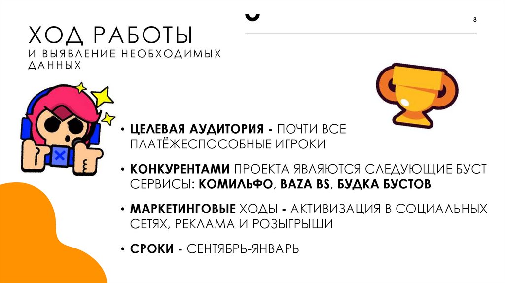 ХОД РАБОТЫ И ВЫЯВЛЕНИЕ НЕОБХОДИМЫХ ДАННЫХ