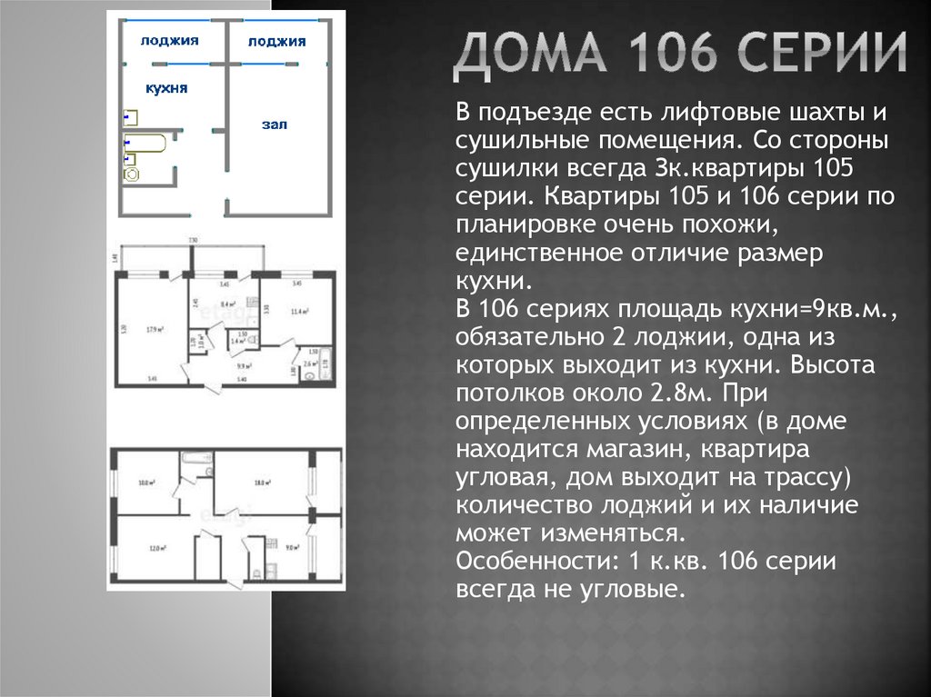 Дома 106 серии
