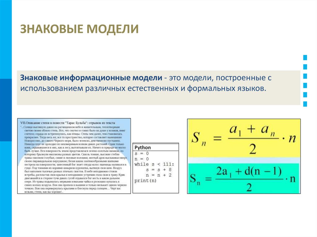 ЗНАКОВЫЕ МОДЕЛИ